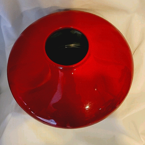 Amano Keramik Art Pottery "Ikebana" Mid-century Red Vase - Picture 2 of 4